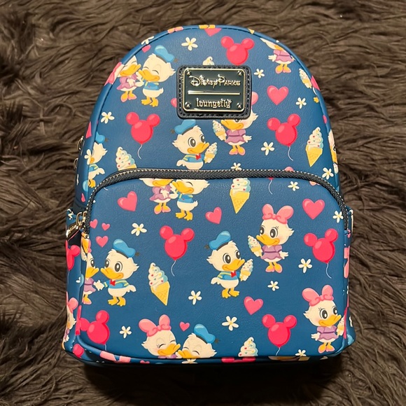 Loungefly Bags Disney Loungefly Donald And Daisy Backpack Poshmark
